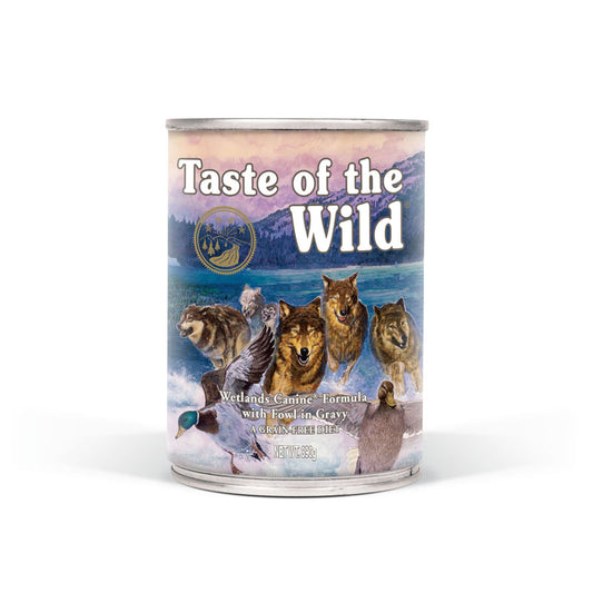 Wetlands Canine Recipe with Fowl in Gravy 13.2oz can