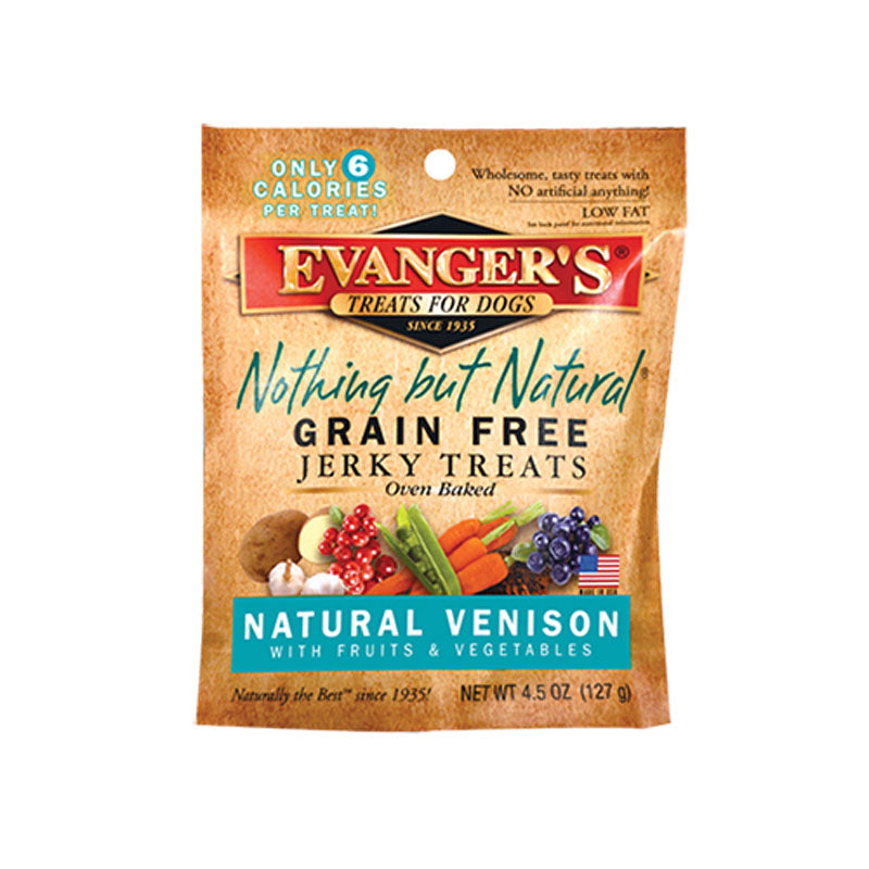 Grain Free Venison With Fruits & Veggies Dog Treats 4.5oz