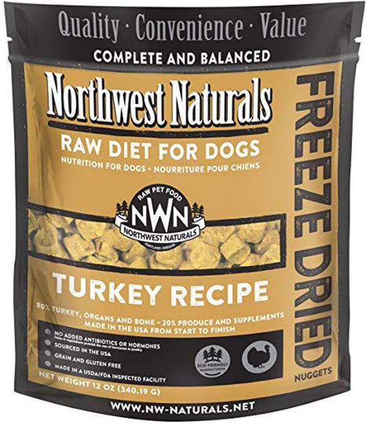 NORTHWEST NATURALS FREEZE DRIED RAW DIET DOG FOOD - Turkey