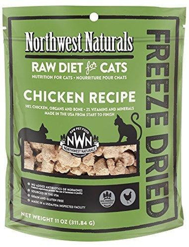 NORTHWEST FREEZE DRIED NIBBLES 11 OZ CAT CHICKEN