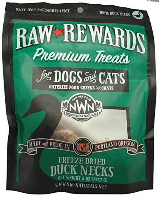 NORTHWEST DOG & CAT FREEZE DRIED DUCK NECK TREAT 5oz
