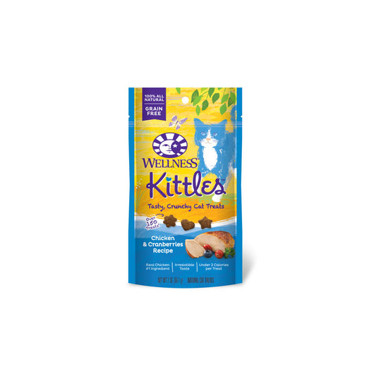 Wellness Kittles Cat Treats - Chicken & Cranberry
