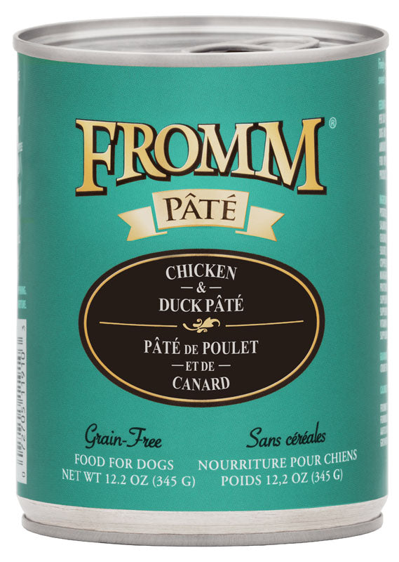 Fromm CHICKEN & DUCK PÂTÉ 12.2 oz wet dog food