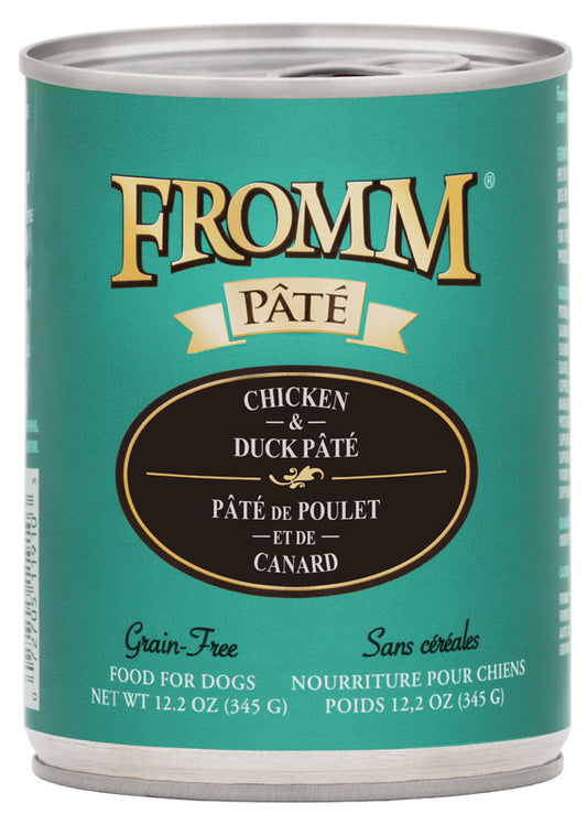 Fromm CHICKEN & DUCK PÂTÉ 12.2 oz wet dog food