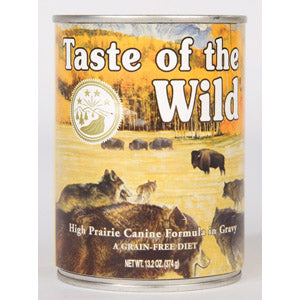 High Prairie Canine Recipe with Bison in Gravy 13.2oz can
