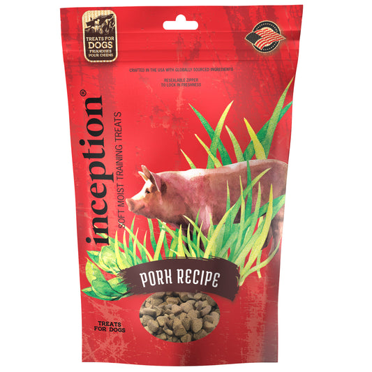 INCEPTION DOG SOFT DOG TREAT PORK 4oz
