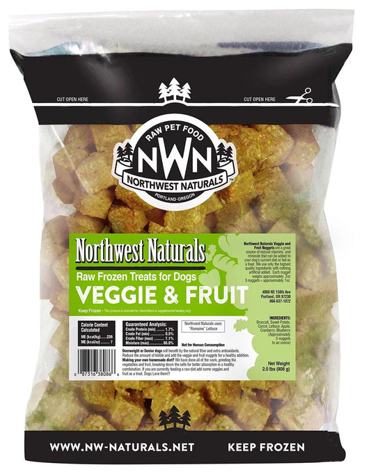 NORTHWEST  FRUIT & VEG FROZEN DOG NUGGETS 2lb