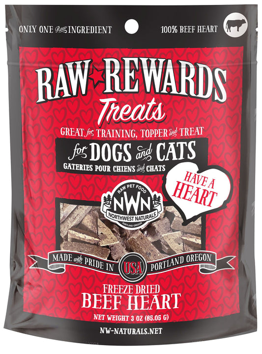 Beef Heart  Freeze Dried Treat for Cats & Dogs 3oz