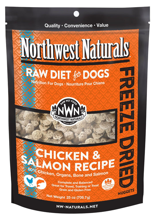 NORTHWEST  DOG FREEZE DRIED NUGGETS - Chicken Salmon 25oz