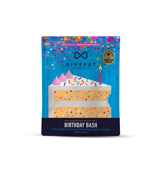 BIRTHDAY BASH SOFT BAKED DOG TREAT 6oz