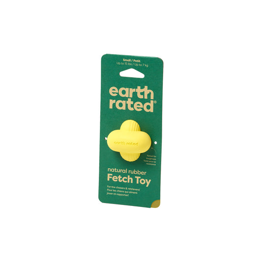 Natural Rubber Yellow Fetch Toy