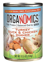 ORGANOMICS TURKEY DUCK DINNER 12.5 oz