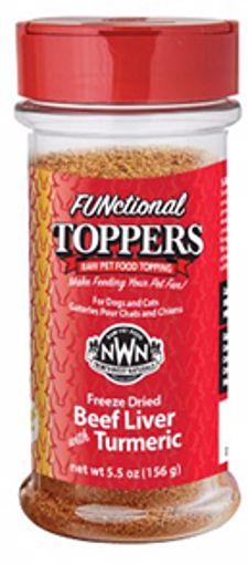 FREEZE DRIED BEEF LIVER WITH TURMERIC TOPPER for DOGS & CATS  4.5oz