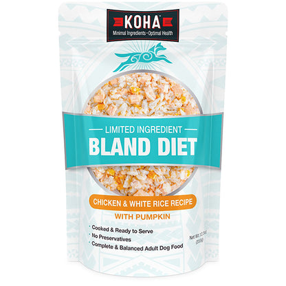 Bland Diet for Dogs: Limited Ingredient Wet Bland Diet Chicken & White Rice Recipe for Dogs