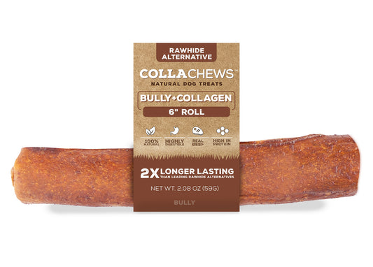 BULLY COLLACHEWS™  6"  (Medium Super Chewer)