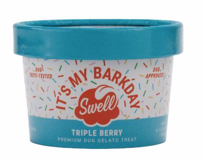 SWELL  TRIPLE BERRY FROZEN GELATO for Dogs 4.5oz