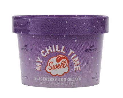SWELL  BLACKBERRY with CHAMOMILE TEA  FROZEN GELATO for Dogs 4.5oz