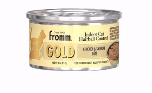 FROMM 3 OZ CAT CAN CHICKEN SALMON INDOOR HAIRBALL GOLD PATE