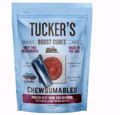 Tucker's Boost Cubes Pureed Beef Bone and Marrow 1lb Dog & Cat
