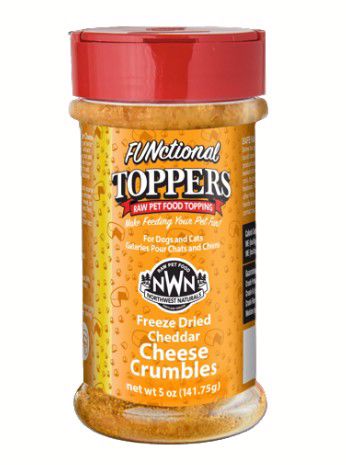 FREEZE DRIED CHEDDAR CHEESE CRUMBLES TOPPER for DOGS & CATS  5oz