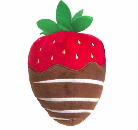 Chocolate Strawberry Dog Toy