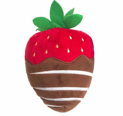 Chocolate Strawberry Dog Toy