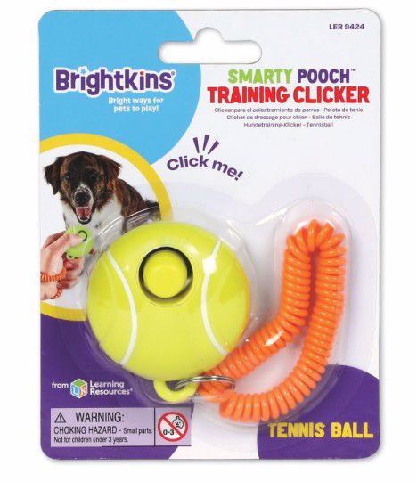 Tennis Ball, Smarty Pooch! Training Clicker by Brightkins
