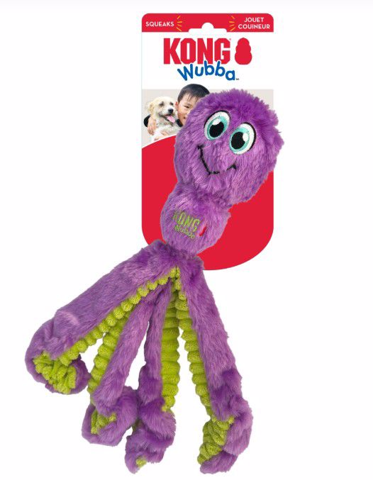 Kong® Wubba Octopus Dog Tug Toy Assorted Large