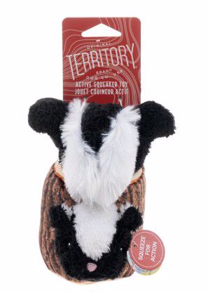 Skunk in Log Moving Plush
