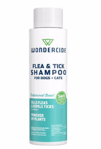 Flea & Tick Shampoo for Dogs + Cats with Natural Essential Oils
