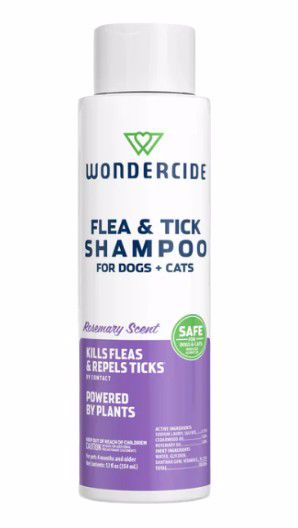 Flea & Tick Shampoo for Dogs + Cats with Natural Essential Oils
