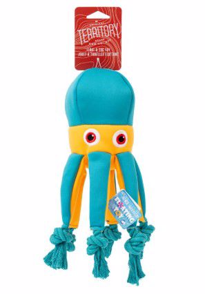 Octopus 2-in-1 Floating Dog Toy 12"