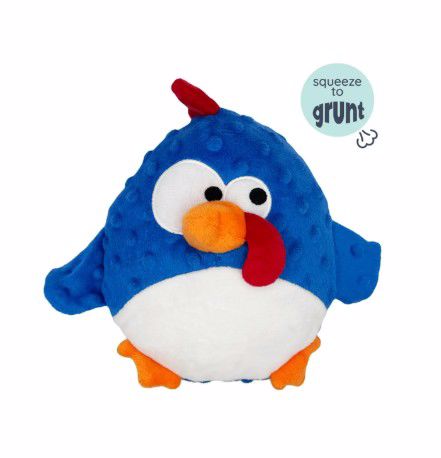 CHICKEN GORDON BLEU PLUSH GRUNT 7" DOG TOY