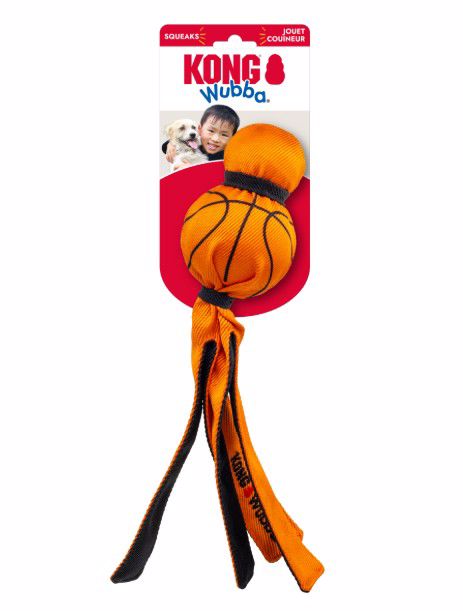 BASKETBALL WUBBA DOG TOY