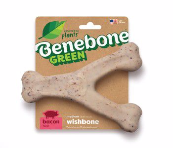 Green Wishbone Bacon Plant-Based Dog Chew