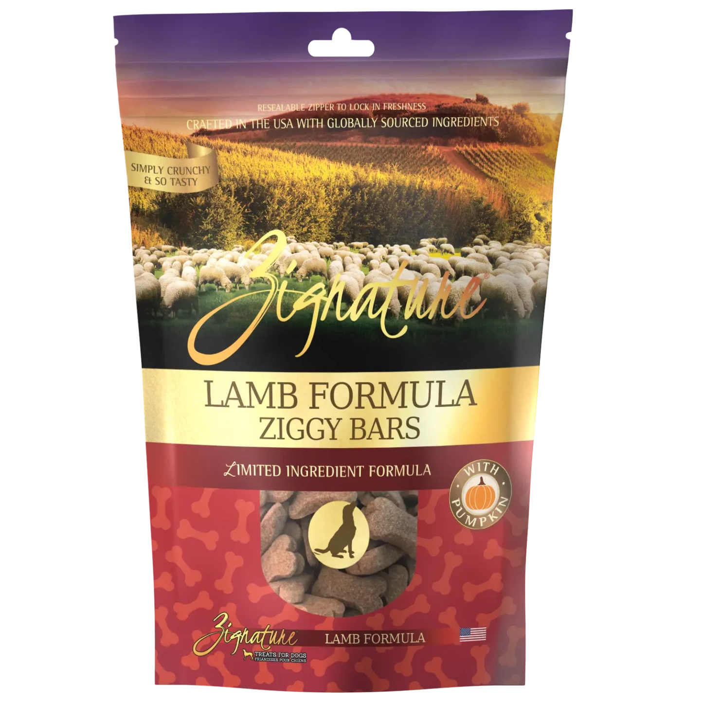 ZIGNATURE LAMB FORMULA BISCUIT TREATS FOR DOGS