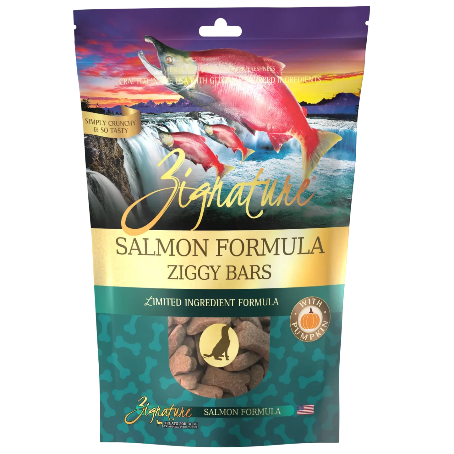 ZIGNATURE SALMON FORMULA BISCUIT TREATS FOR DOGS