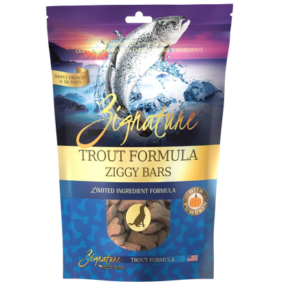 ZIGNATURE TROUT FORMULA BISCUIT TREATS FOR DOGS