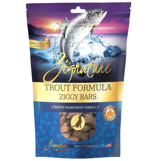 ZIGNATURE TROUT FORMULA BISCUIT TREATS FOR DOGS