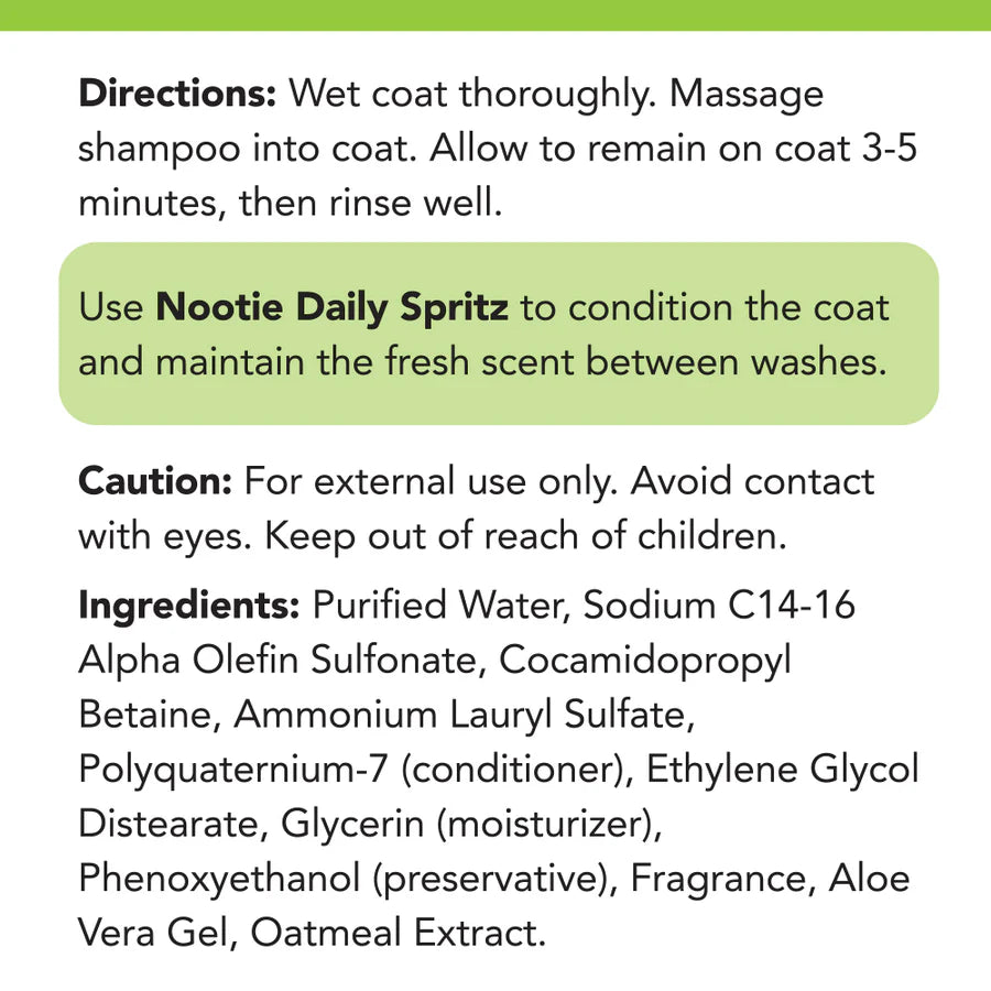 Soothing Aloe & Oatmeal Cucumber & Melon Dog & Cat Shampoo 16oz