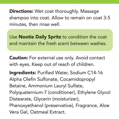 Soothing Aloe & Oatmeal Cucumber & Melon Dog & Cat Shampoo 16oz