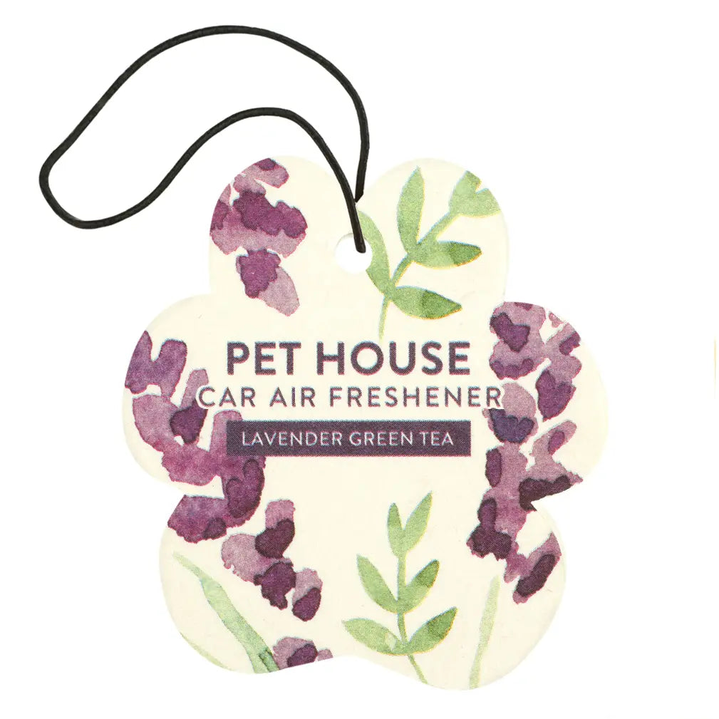 Pet House Lavender Green Tea Car Air Freshener