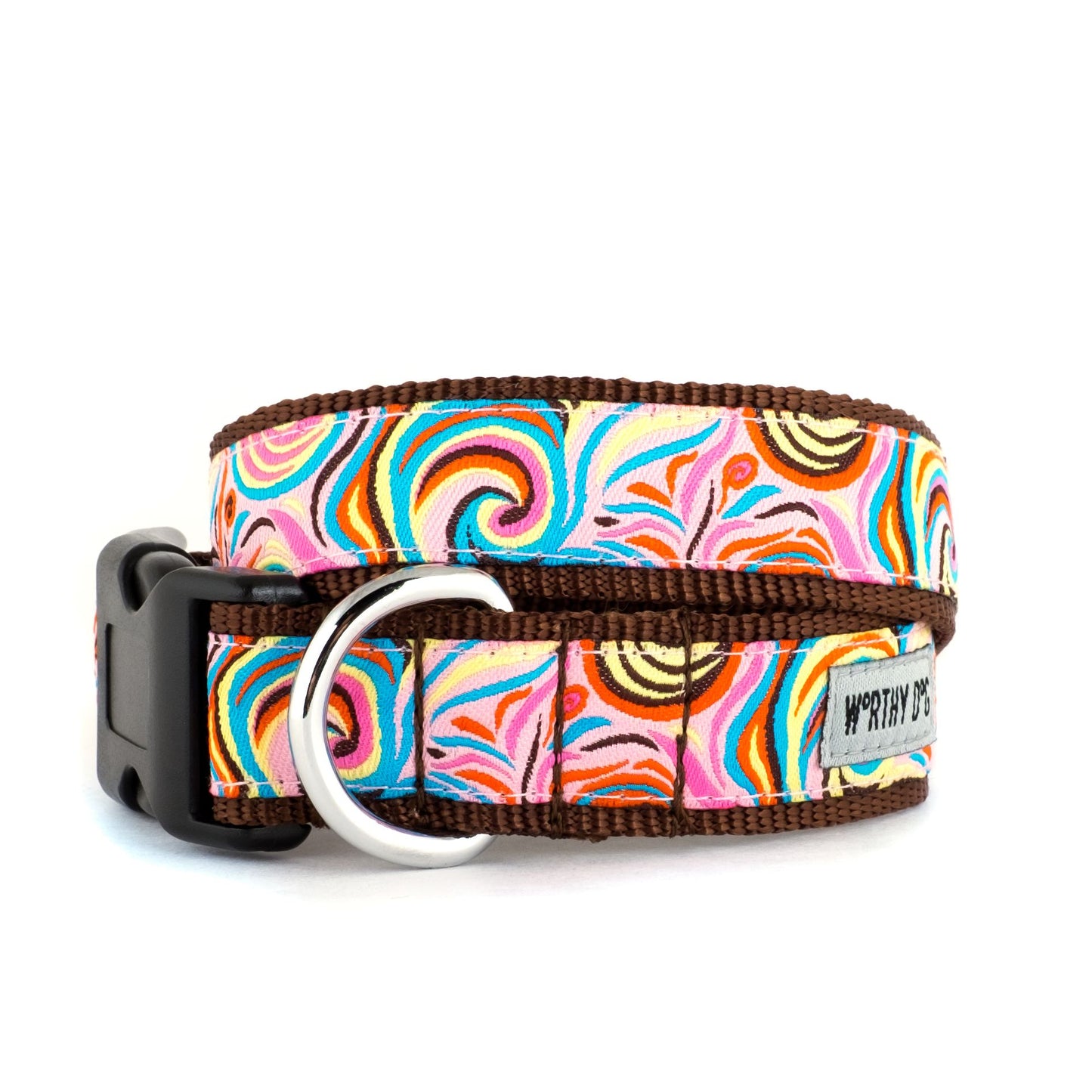 "Swirly" Dog Collar by The Worthy Dog