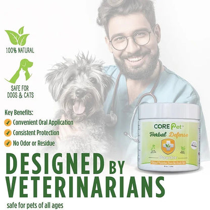 HERBAL DEFENSE INSECT REPEL POWDER for Dogs & Cats 4oz