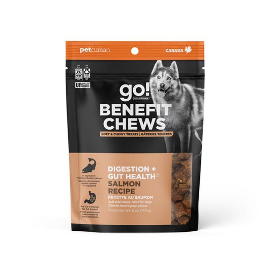 BENEFIT CHEWS DIGESTION + GUT HEALTH SALMON DOG TREATS