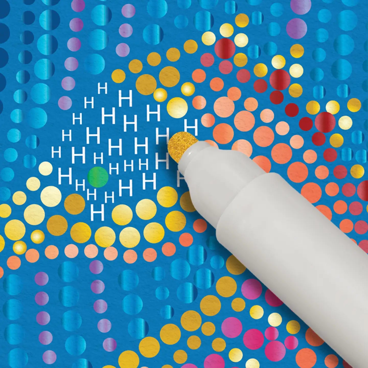 Flowart - Dot-By-Letter Into the Deep (Metallic Ink)