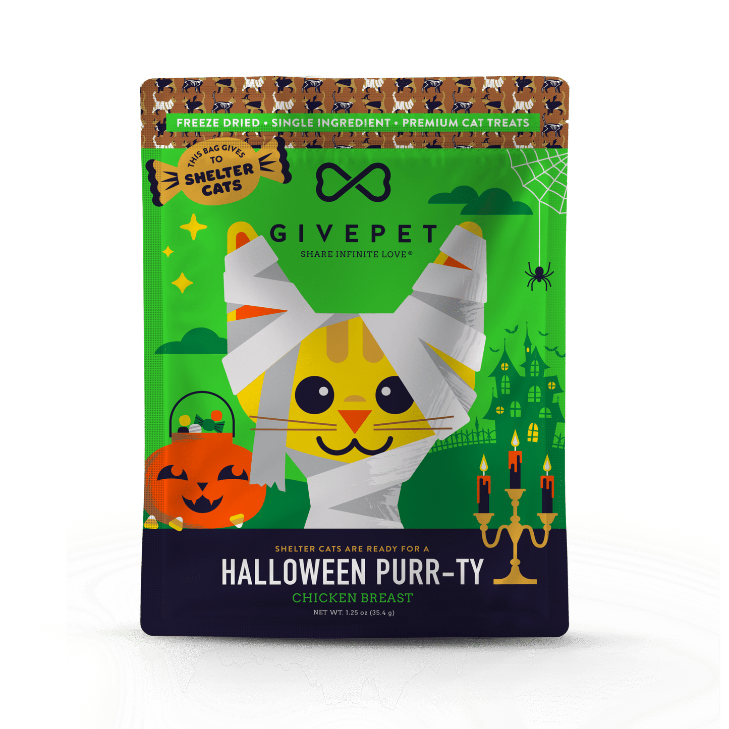 HALLOWEEN PURR-TY FREEZE-DRIED CAT TREATS