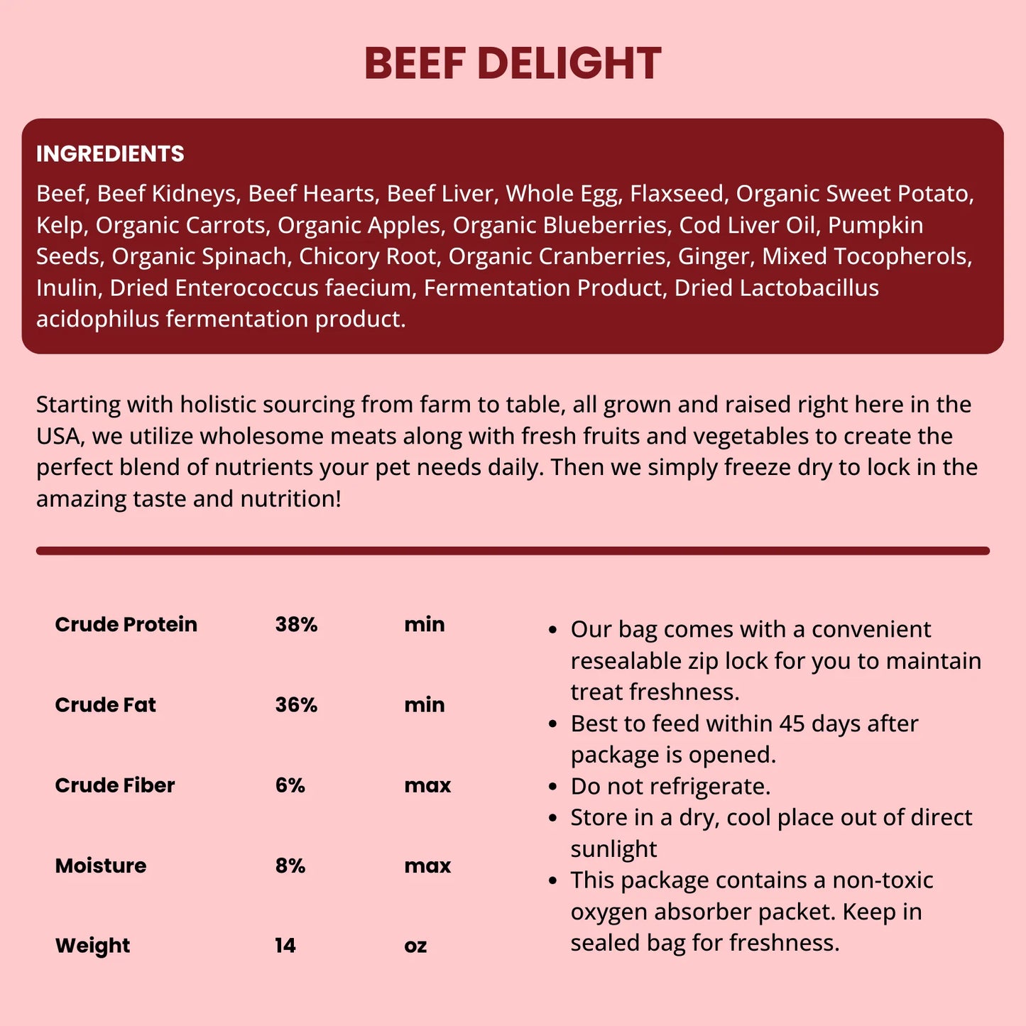 SHEPHERD BOY FREEZE DRIED RAW FOOD 14 OZ DOG BEEF