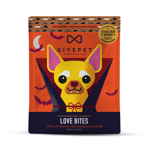 LOVE BITES SOFT BAKED DOG TREAT 6oz
