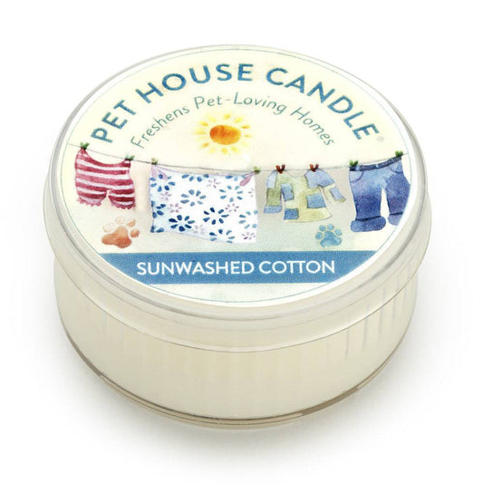 Sunwashed Cotton - Pet House Mini 1.5oz candle